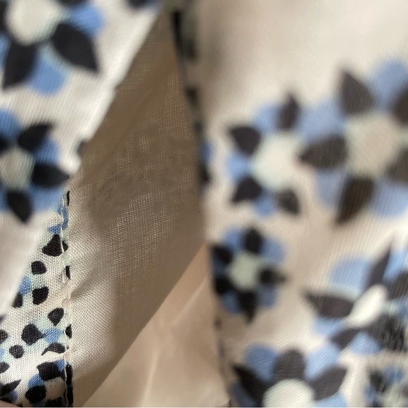 Anthropologie Floral Deep V Neck Mini Dress Size M - Picture 9 of 14